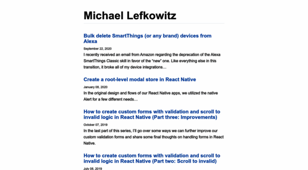 lefkowitz.me