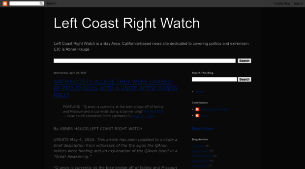 leftcoastrightwatch.net