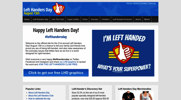 lefthandersday.com