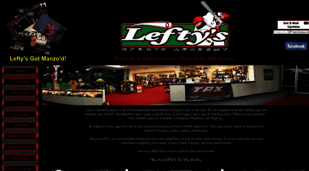 leftyssportsacademy.com