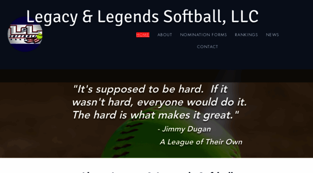 legacyandlegendssoftball.com