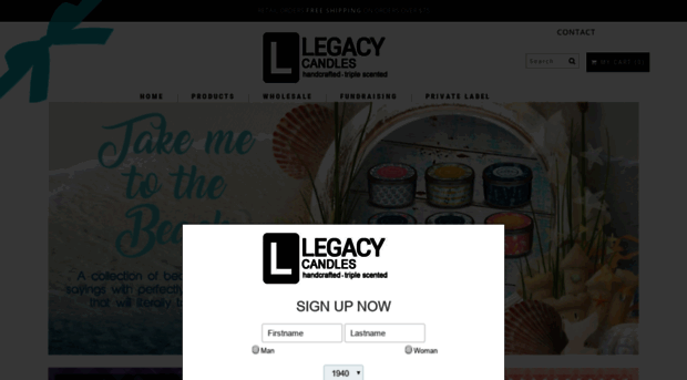 legacycandles.com