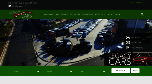 legacycarsinc.com