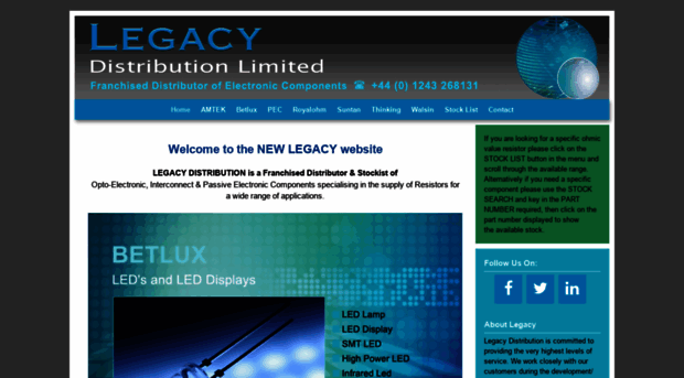 legacydistribution.co.uk