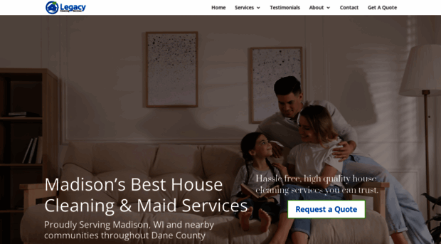 legacyhousecleaning.com