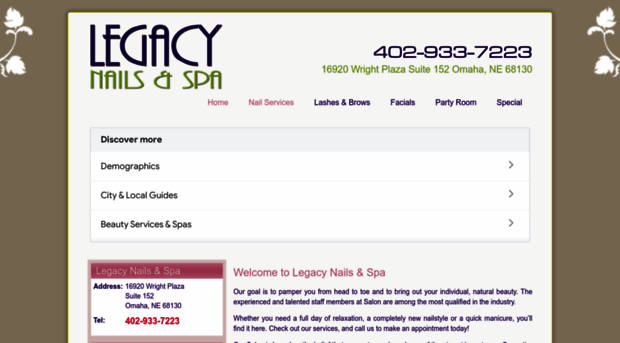 legacynailsomaha.com