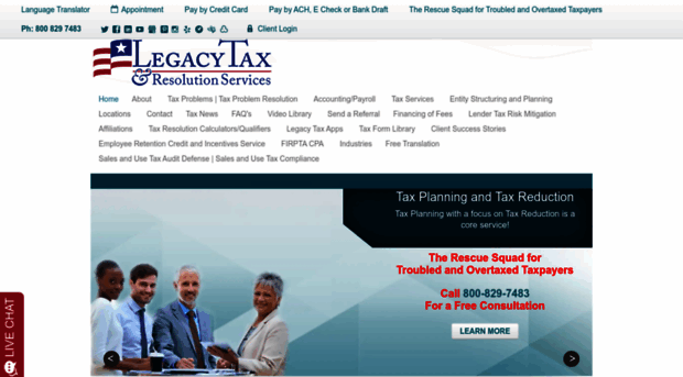 legacytaxresolutionservices.com