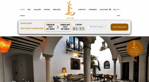 legadoalcazarhotel.com