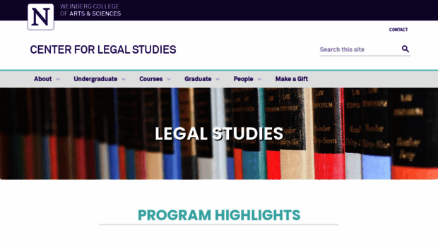 legalstudies.northwestern.edu