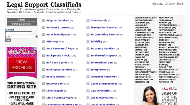 legalsupportclassifieds.com