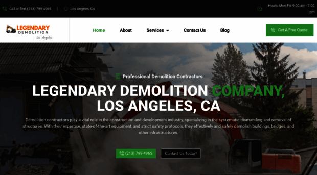 legendarydemolitionlosangeles.com