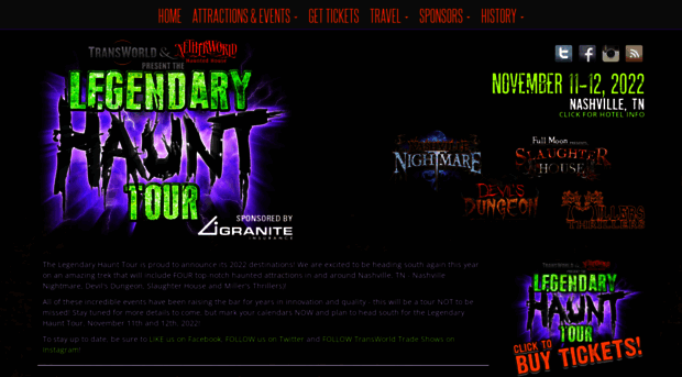 legendaryhaunttour.com