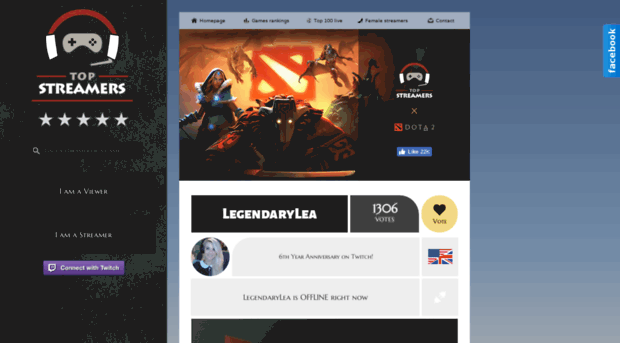 legendarylea.topstreamers.com