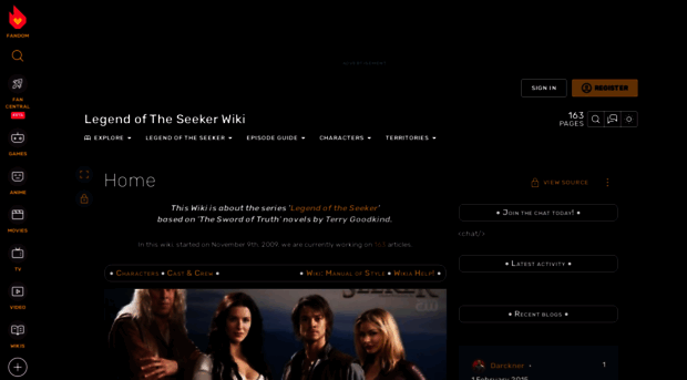 legendoftheseeker.wikia.com