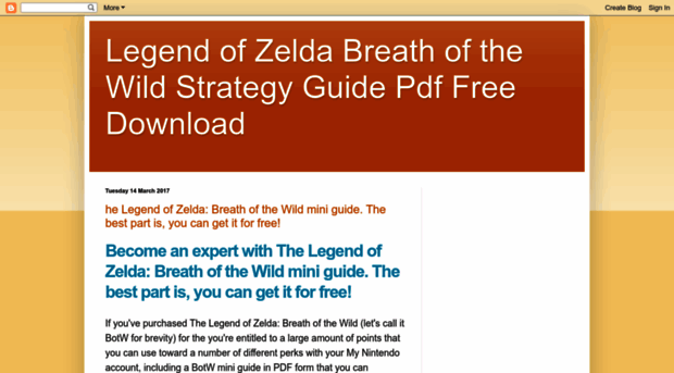 legendofzeldabreathofwildguide.blogspot.com