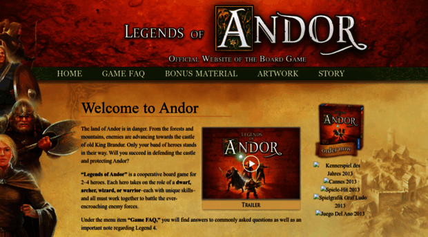 legendsofandor.com