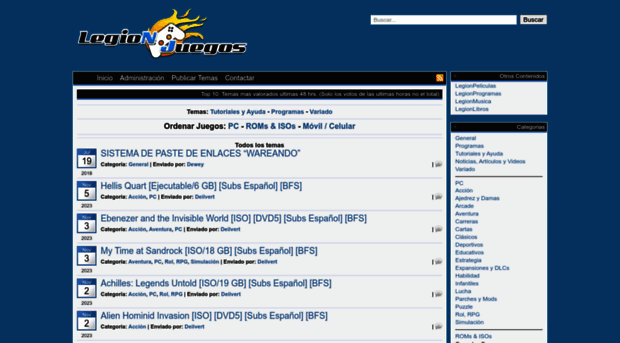 legionjuegos.org