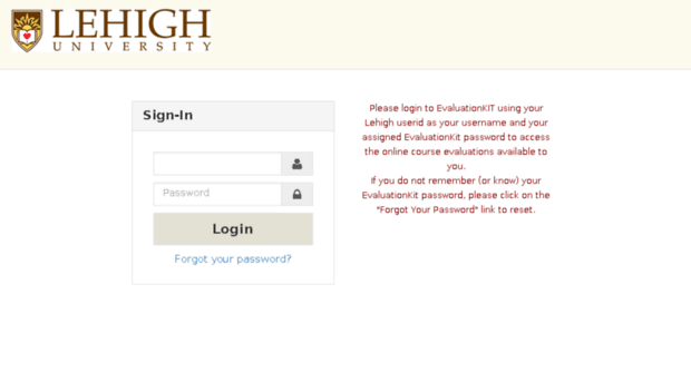 lehigh.evaluationkit.com