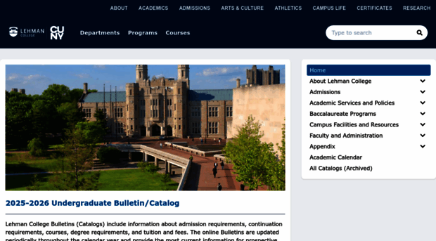 lehman-undergraduate.catalog.cuny.edu