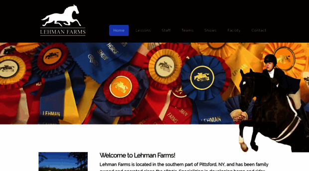 lehmanfarmsequestrian.com