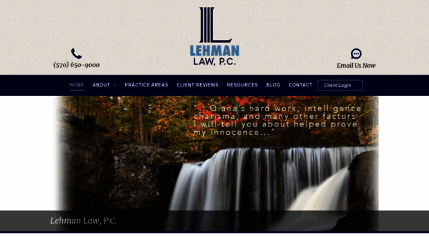 lehmanlawpa.com