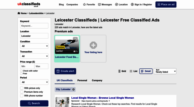 leicester.ukclassifieds.co.uk