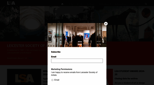 leicestersocietyofartists.co.uk