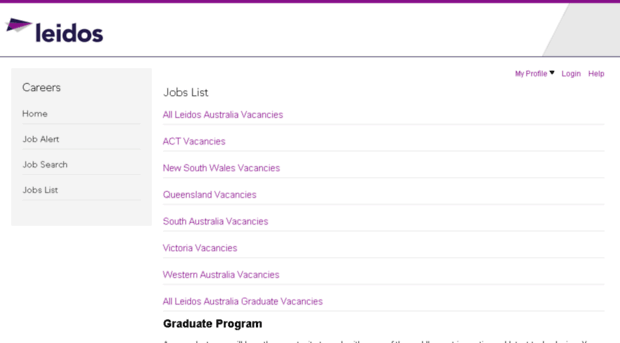 leidoscareers.nga.net.au