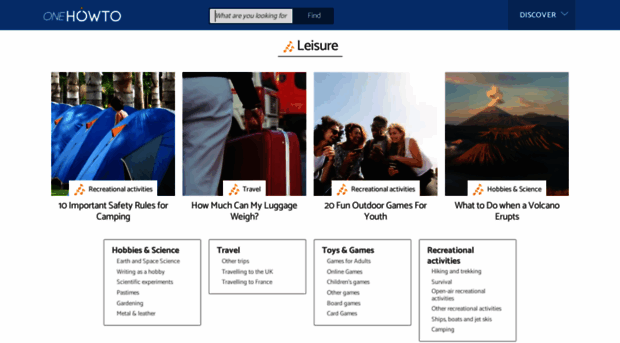 leisure.onehowto.com