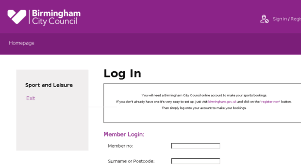 leisurebookings.birmingham.gov.uk