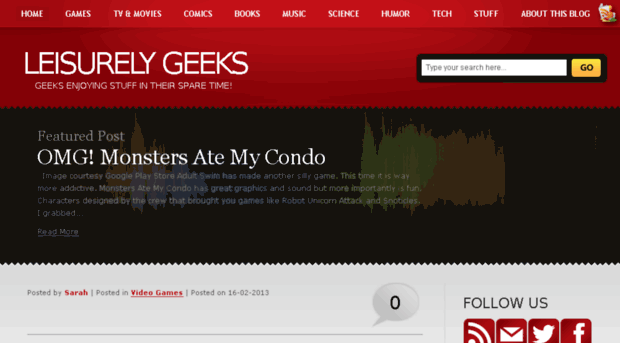 leisurelygeeks.com