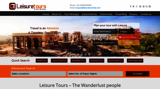 leisuretourindia.com