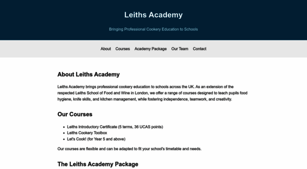 leithsacademy.com