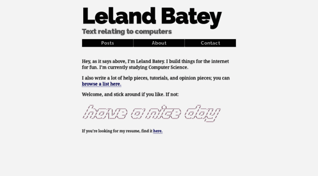 lelandbatey.com