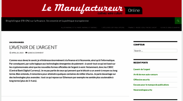 lemanufactureur.fr