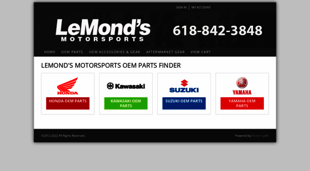 lemonds.dealerspikeparts.com