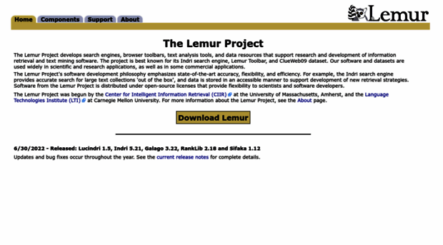 lemur.sourceforge.io