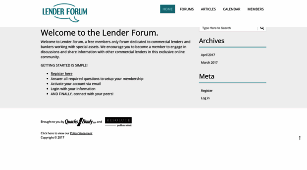 lenderforum.org