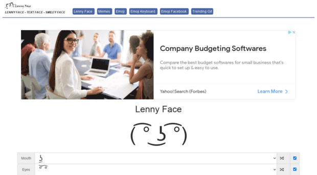 lennyfacecopy.com