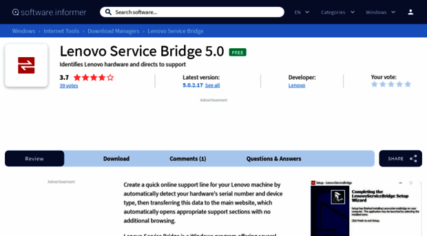 lenovo-service-bridge.software.informer.com