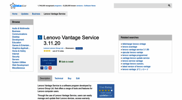 lenovo-vantage-service.updatestar.com