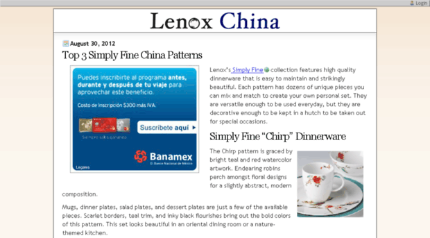 lenox-china.net