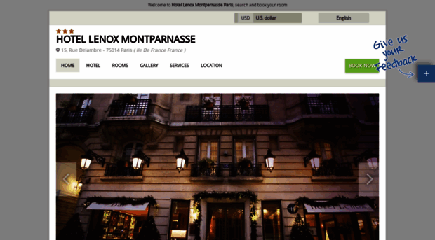 lenoxmontparnasse.parishotels.it