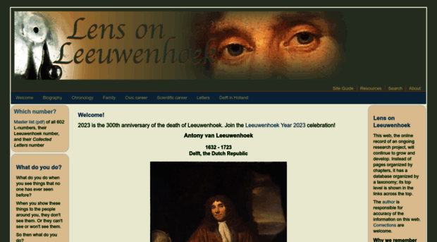 lensonleeuwenhoek.net