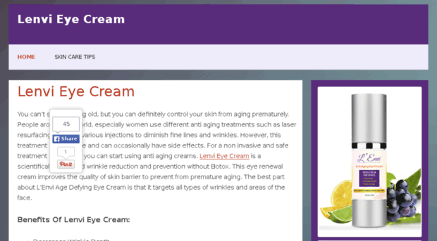 lenvieyecream.com