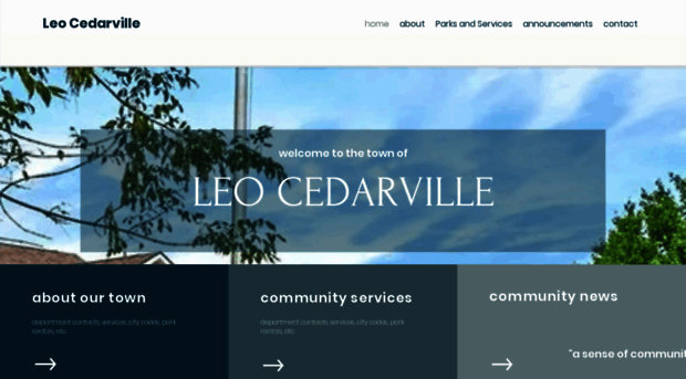 leocedarville.com