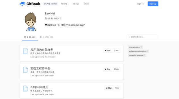 leohxj.gitbooks.io