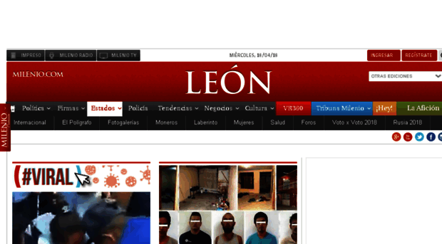 leon.milenio.com