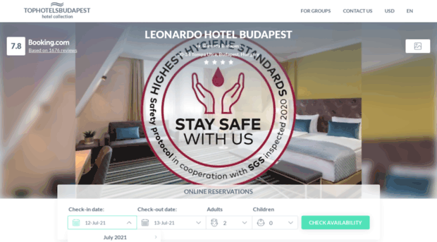 leonardo.tophotelsbudapest.com