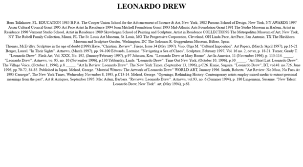 leonardodrew.com